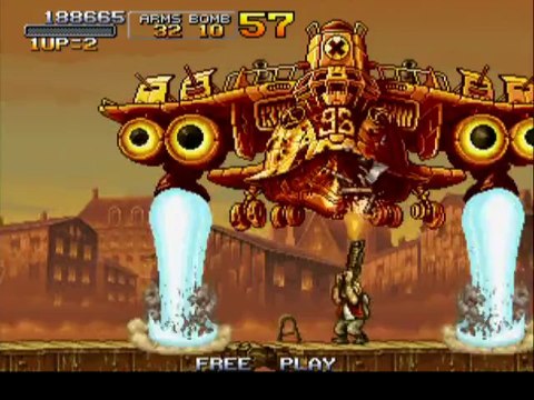 Metal Slug Anthology Metal Slug XX Arcade Full Run (PS2) CoinFeeding
