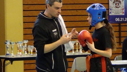 chloe . demie finale Tournoi régional Light Contact  Charvieu