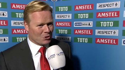26-09-2012 Ronald Koeman na NEC - Feyenoord