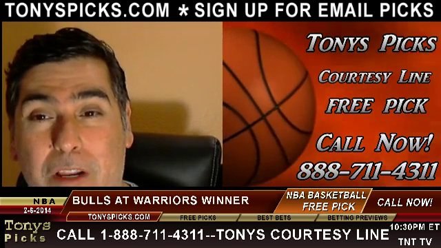 Golden St Warriors vs. Chicago Bulls Pick Prediction NBA Pro Basketball Odds Preview 2-6-2014
