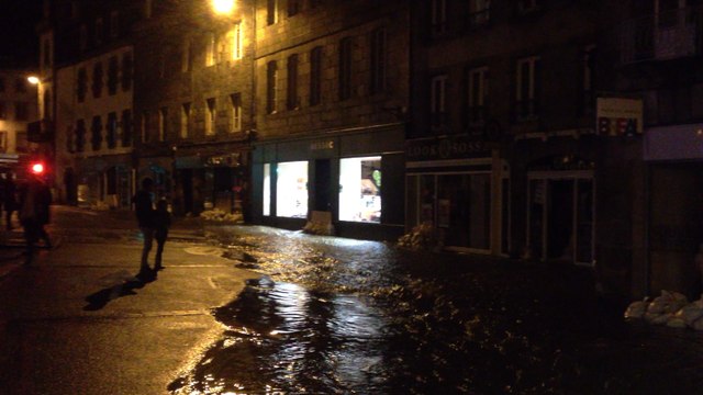 Inondations à Morlaix