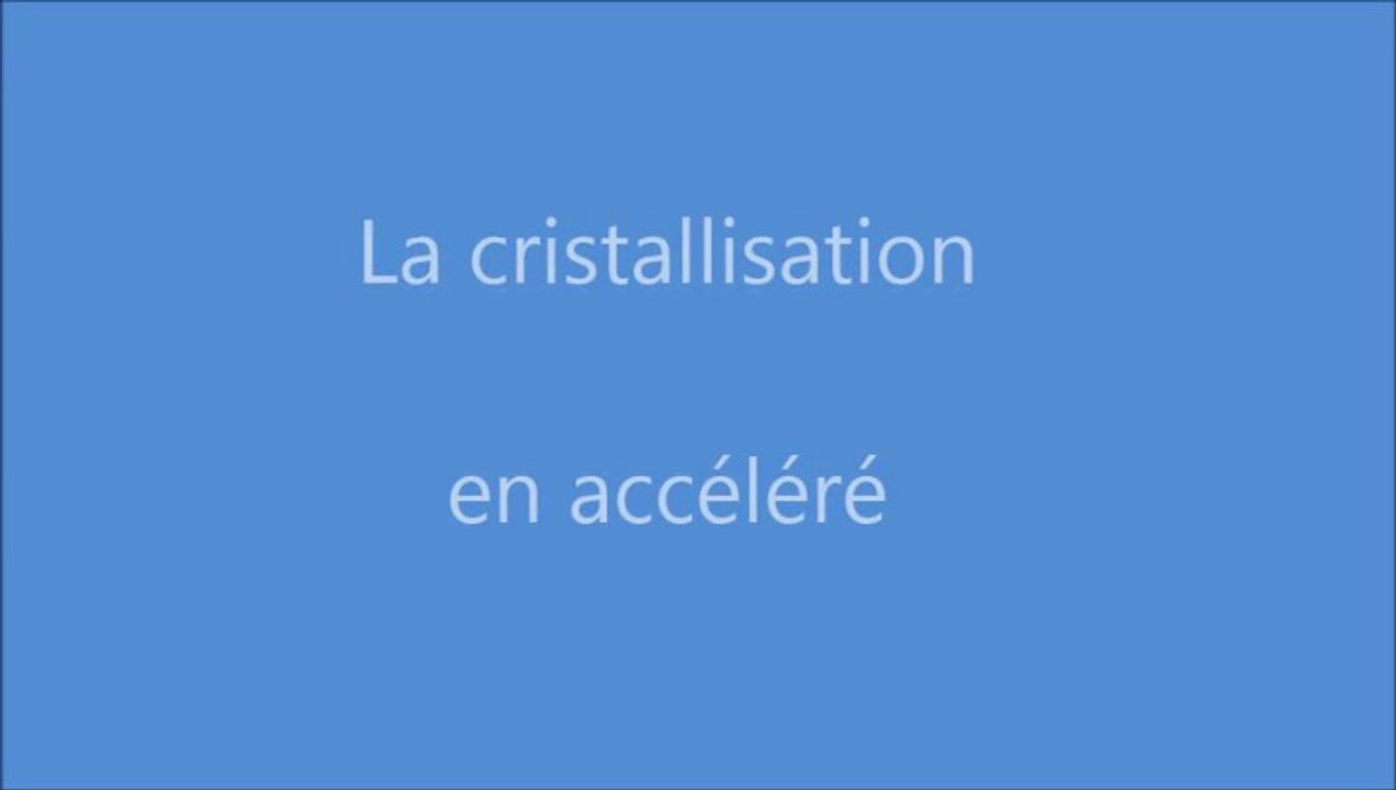 cristallisation