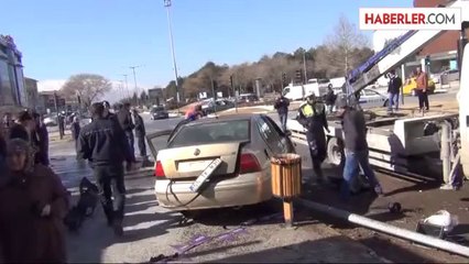 Erzincan'da Trafik Kazası: 1 Yaralı