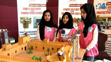 روبوتات إماراتية تحمي قلعة الجاهلي وأخرى تلعب الكرة