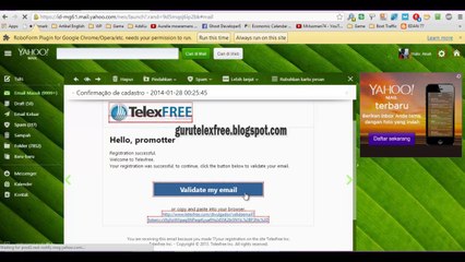 [Video] Cara Daftar TelexFree Gratis