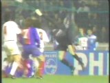 1995 (April 5) Paris St Germain (France)  0-AC Milan (Italy) 1 (Champions League)-semifinals, first leg