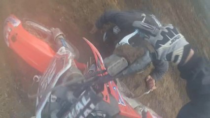 Dunes Bad Motocross Racing CRASH