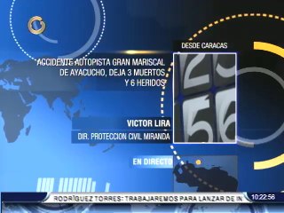 3 muertos y 6 heridos deja accidente con camión de Pdval