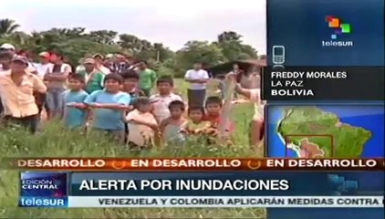 Defensa Civil moviliza 65 toneladas de ayuda en Bolivia