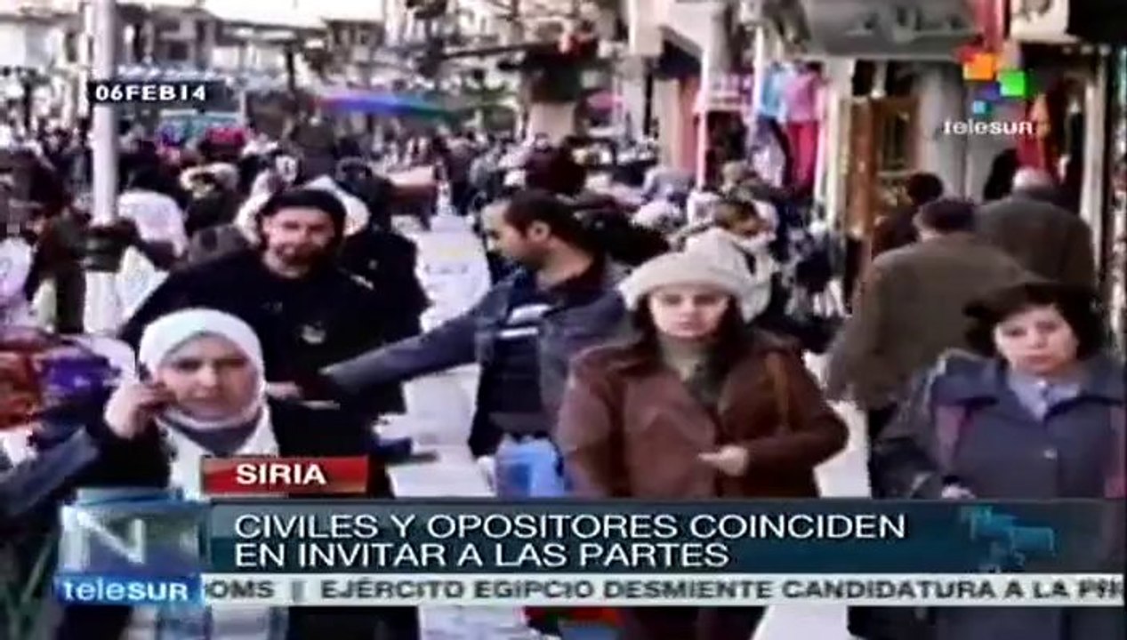 Oposición interna de Siria critica ser excluida...