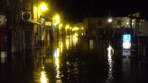Le centre-ville de Quimper inondé