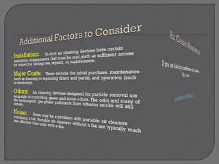 Will Air Cleaning Reduce Adverse Health Effects