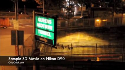 Nikon D90 Sample SD Video at Night