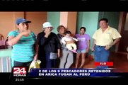 Moquegua: Dos pescadores retenidos en Arica escaparon y llegaron a Ilo