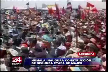 Download Video: Arequipa: presidente Ollanta Humala inició obras del proyecto Majes Siguas II