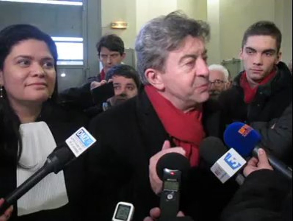 Interview Jean-Luc Melenchon proces faux tracts 06-02-14