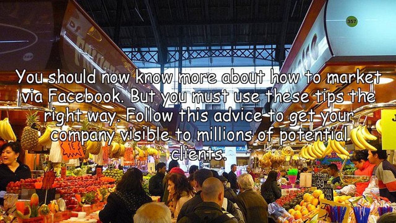 Handy Information About The World Of Facebook Marketing