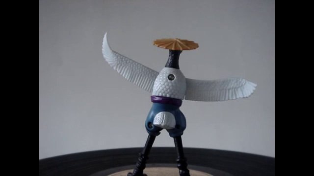 #McDonald's Happy Meal 2012 Toy Dreamworks Kung Fu Panda 2 Master Crane Crow Bird PVC Action Figure