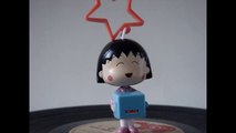 #Mcdonald Japanese Anime Chibi Maruko Chan PVC keyring Maruko Sticker Dispenser  Laughing
