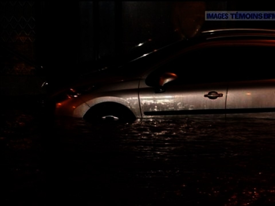 IMAGES TEMOINS BFMTV - Les inondations dans le centre-ville de Quimper en Bretagne  - 07/02
