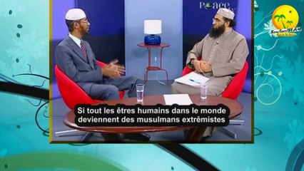 Bonne vidéo. Dr. Zakir Naik. Je suis un musulman extrimiste et je suis fier de l'être.