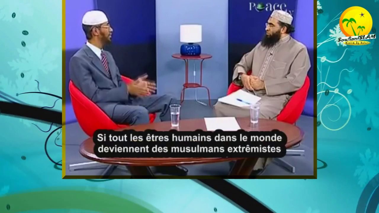 Bonne vidéo. Dr. Zakir Naik. Je suis un musulman extrimiste et je suis fier de l'être.