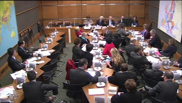 4 février 2014, Audition de Nicolas Hulot : Bertrand Pancher souligne l'exaspération générale des ONG face à l'incapacité de notre gouvernement à atteindre les objéctifs écologiques fixés et dénonce un manque de stratégie d'ensemble