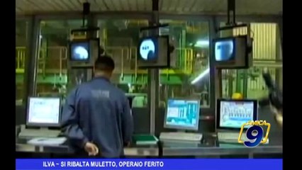 ILVA | Si ribalta muletto, operaio ferito