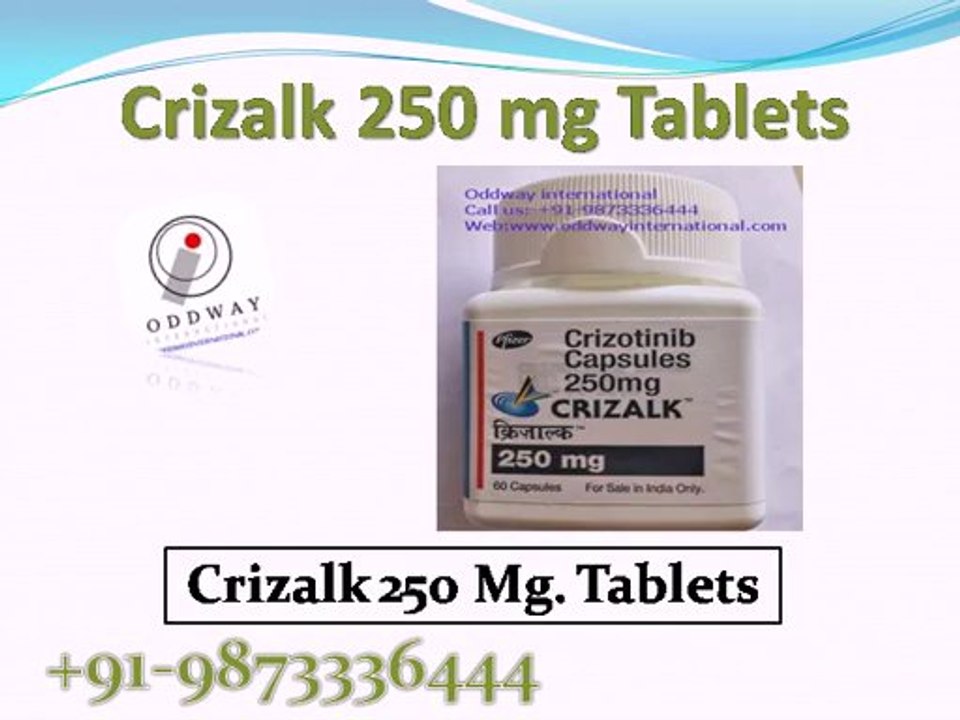 Crizotinib 250 Mg capsule