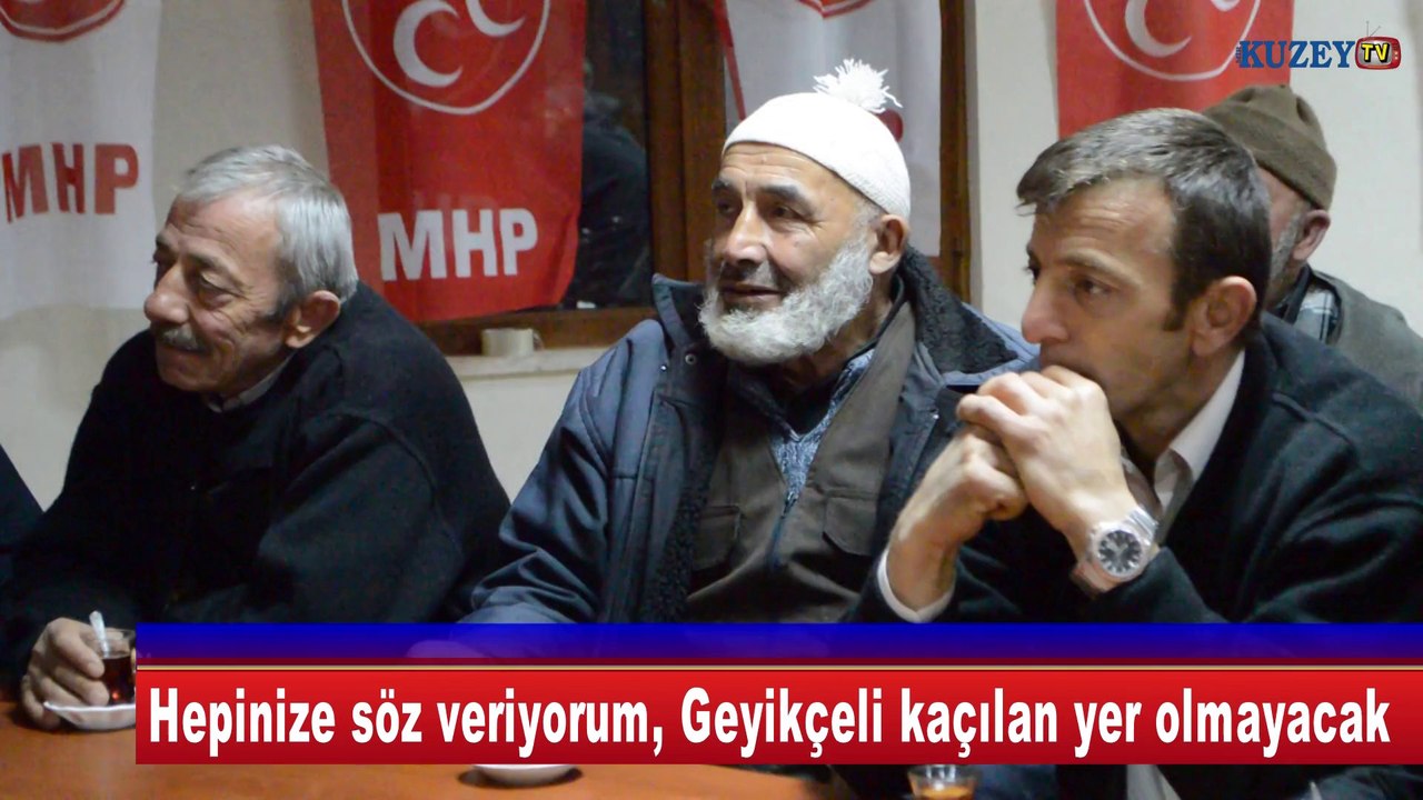 Hepinize söz veriyorum, Geyikçeli kaçılan yer olmayacak