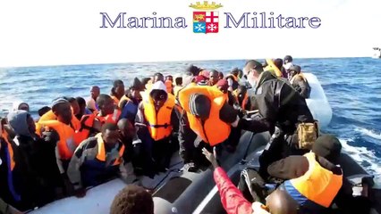 Sicilia - Salvataggio di immigrati (06.02.14)