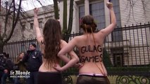 Berlin : une Femen arrêtée après avoir lancé un cocktail molotov contre l'ambassade de Russie