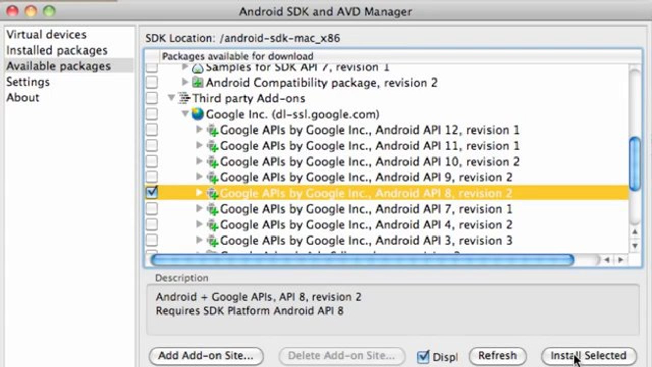 003 - Installing Android SDK and Set up Emulator on Gegasoft