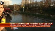 Bretagne : tempête d'écumes, vagues géantes, inondations...