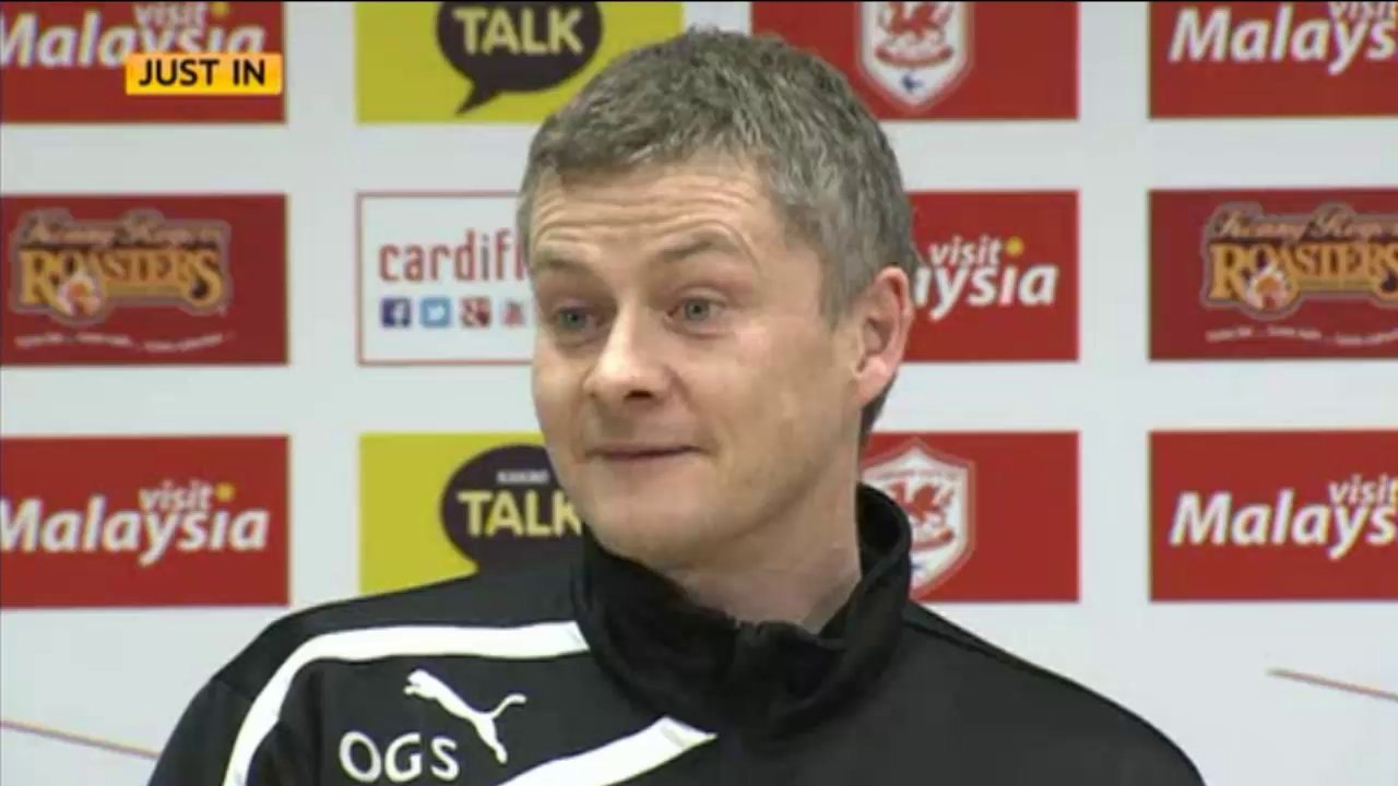 Ole Gunnar Solskjaer pre-match interview - Swansea vs Cardiff City