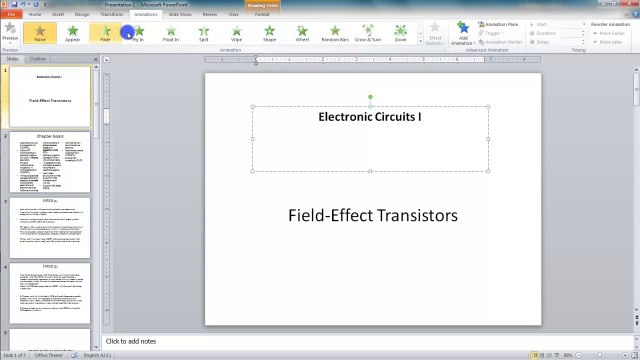Lesson 15.4 Adding Transition Animation Speed - MS PowerPoint Urdu and Hindi language by Microsoft Office Power Point 2010 free online video Training Tutorials