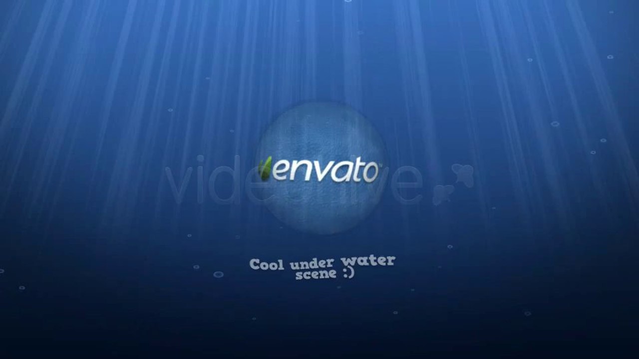 Underwater Logo - After Effects Template