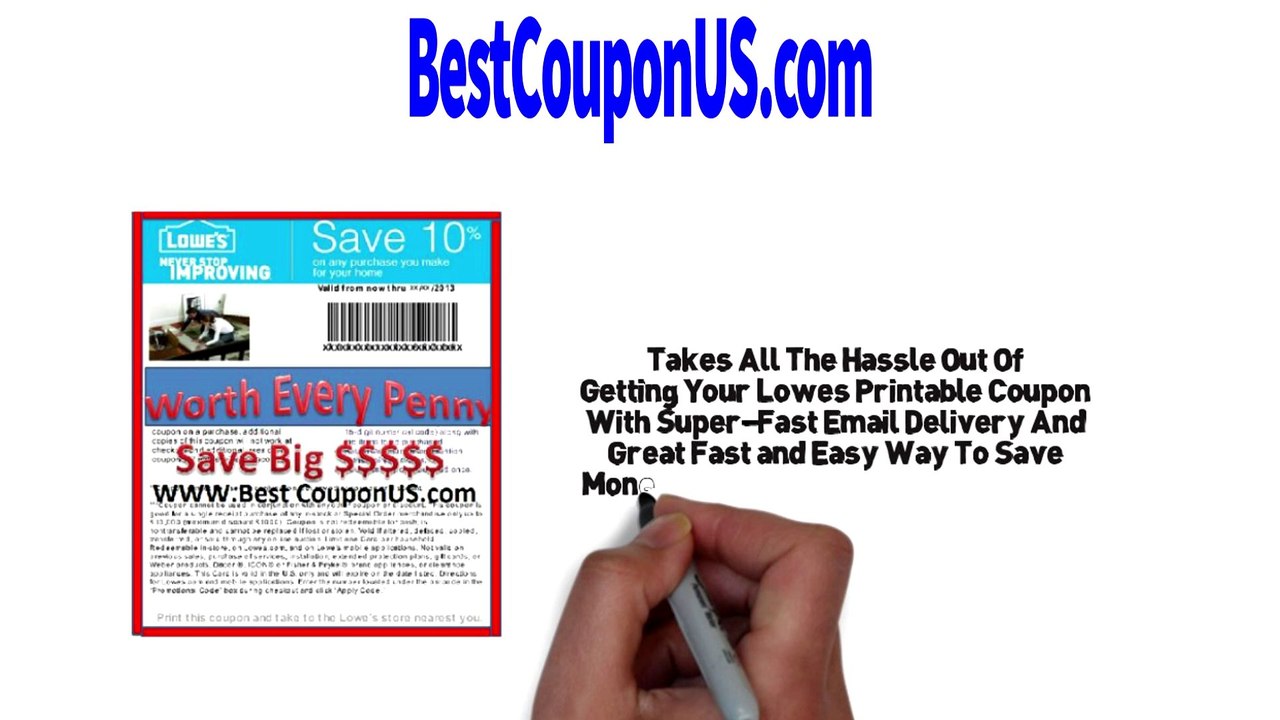 Lowes Coupon Printable 10 off Code video Dailymotion
