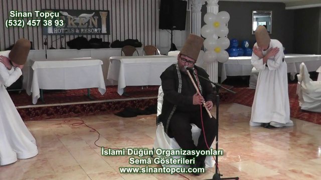3 sema 1 nefes programı islami sünnet düğünü sinan topçu semazen grubu gösterisi