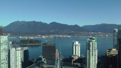 Vancouver Harbour, Canada On January 25, 2014