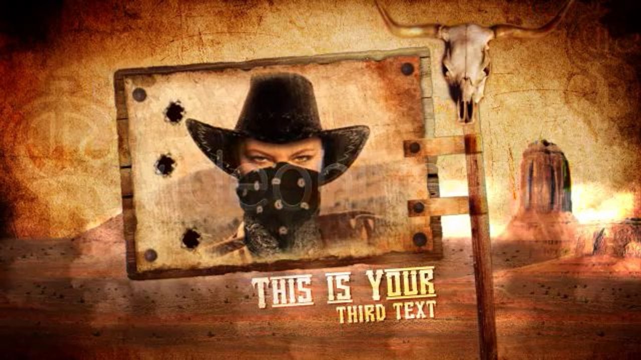 Wanted in Wild West - After Effects Template