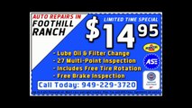714-978-4145 ~ Approved Auto Repair Foothill Ranch