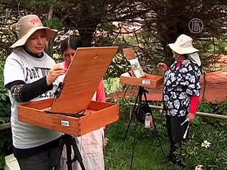 Озеро Титикака дарит вдохновение художникам