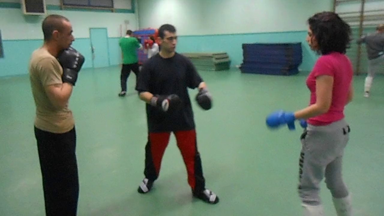 Cours de Full Contact le 05/02/2014 : Morgan et deux "nouveaux"