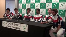 Coupe Davis : la conférence de presse