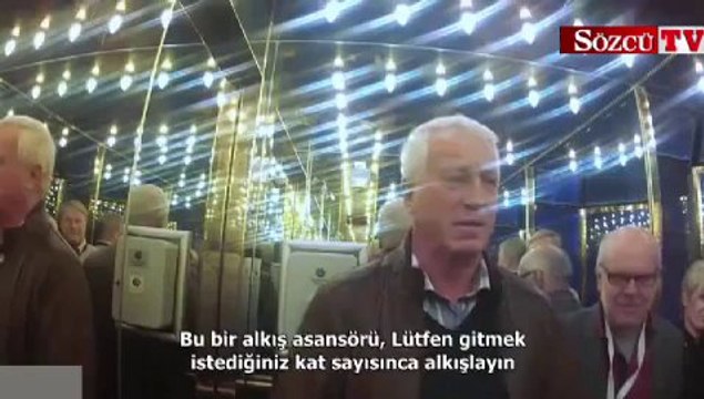 Akıllı asansör kamera şakası