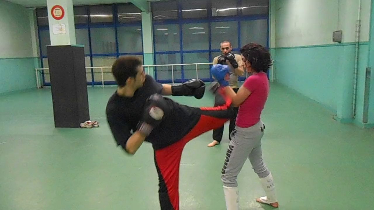 Cours de Full Contact du 05/02/2014 : Morgan et "les nouveaux"