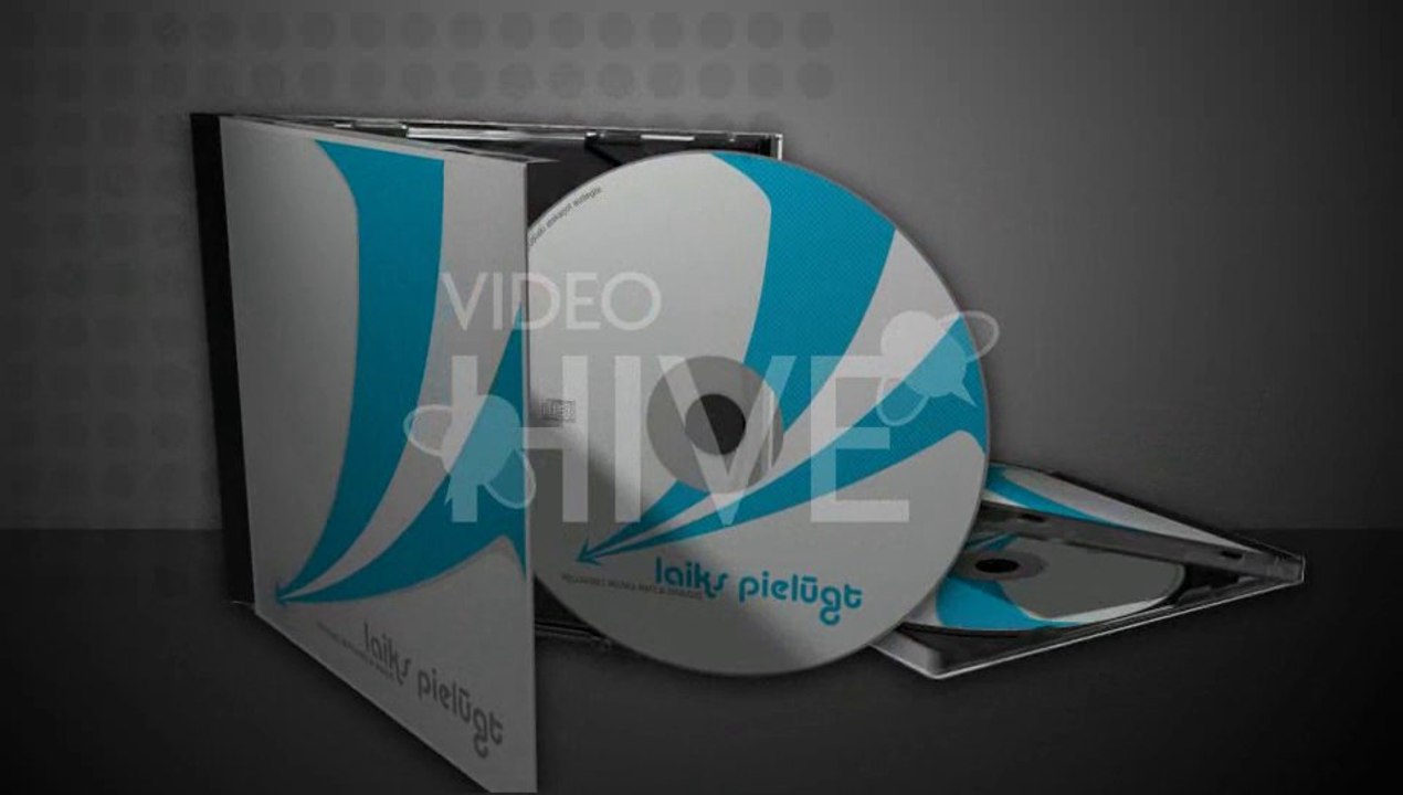 Free After Effects Template - 3D CD Cover