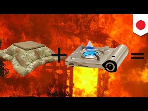 Man burns down home using stove to keep warm in Japan