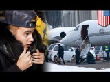 Justin Bieber held for questioning after his entourage hot-boxes plane